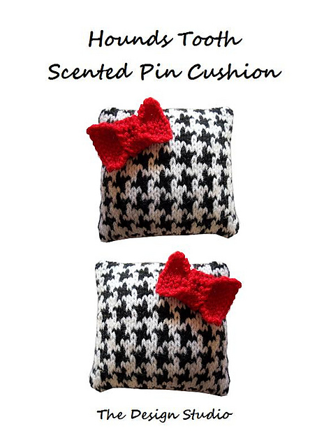Hounds Tooth Scented Pin Cushion