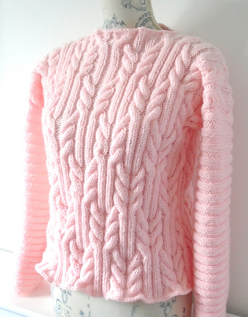 Ravelry: Aran Cable and Rib Sweater pattern by Audrey Wilson Ravelry: Aran Cable and Rib Sweater pattern by Audrey Wilson