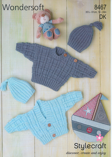 Sweater, Cardigan and Hat