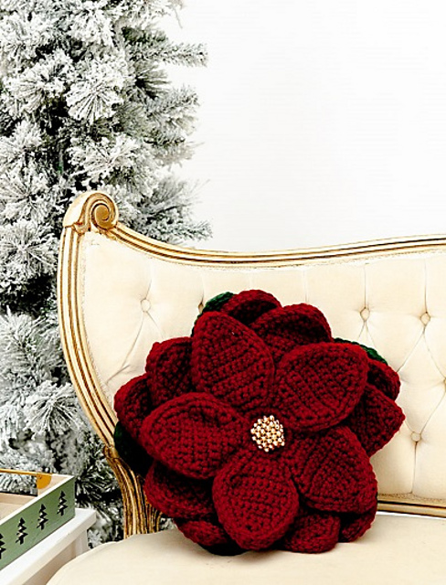 Poinsettia Pizzazz Pillow
