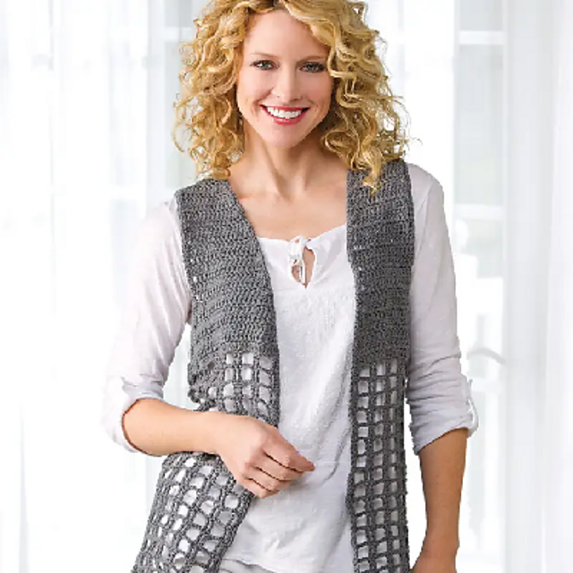 Lovely Lattice Vest