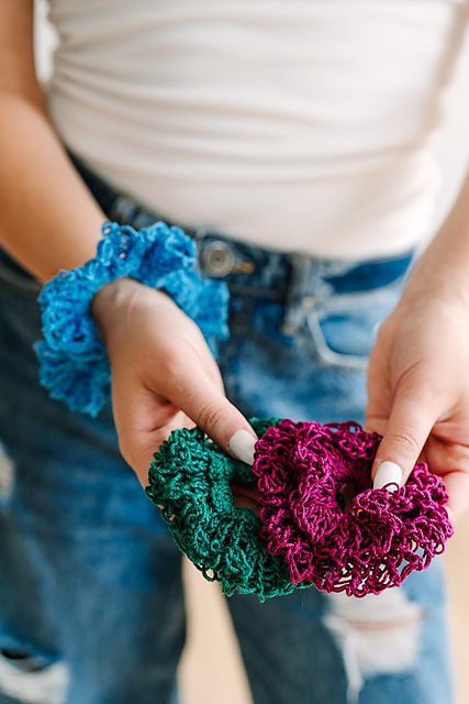 Twist & Frill Scrunchie Set