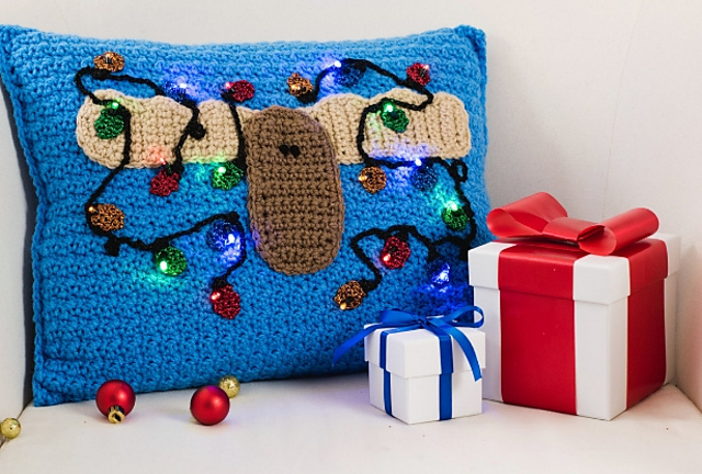 Merry Chrismoose Pillow