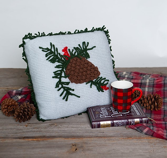 Pillow to Pine (knit)