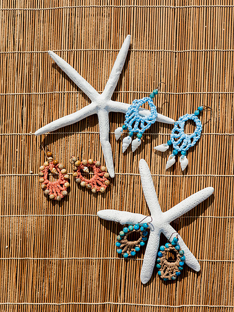 Sand & Sea Raffia Earrings