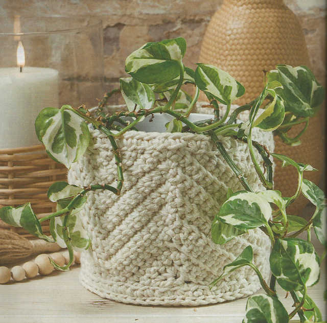 Chevron Plant Cozy