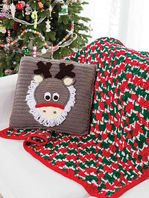 Reilly Reindeer Pillow & Blankie