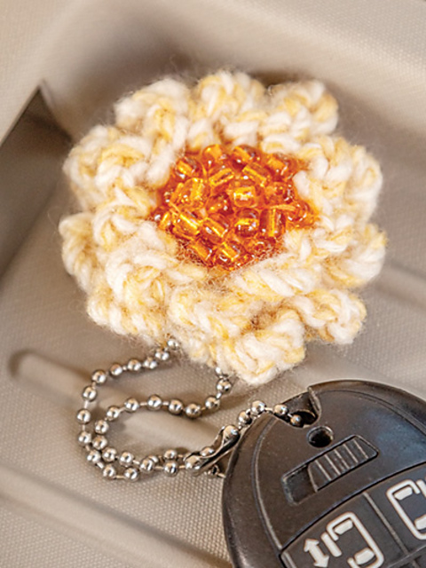 Lotus Key Chain Fob