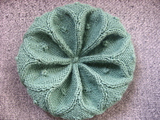 Cabled Rangoli Hat