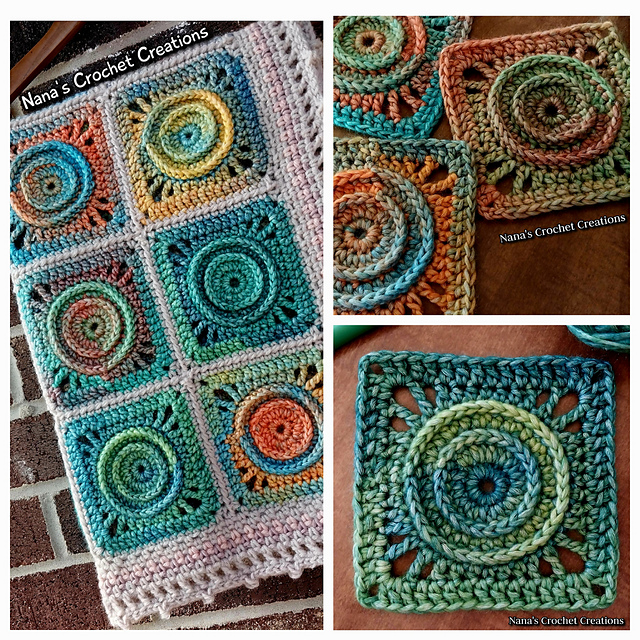 アイドル [MINYYUNY] Crochet Square Label Color Ravelry: 