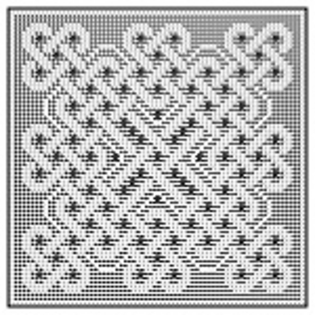 Celtic Square for Filet Crochet - 008