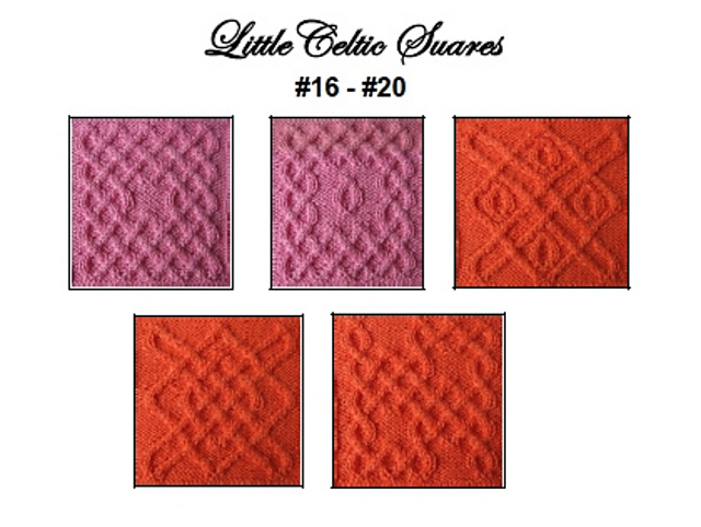 Celtic Little Squares (#16 - #20)