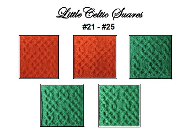 Celtic Little Squares (#21 - #25)