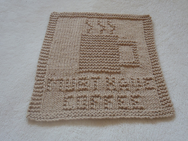 Coffee Lover's dishcloth
