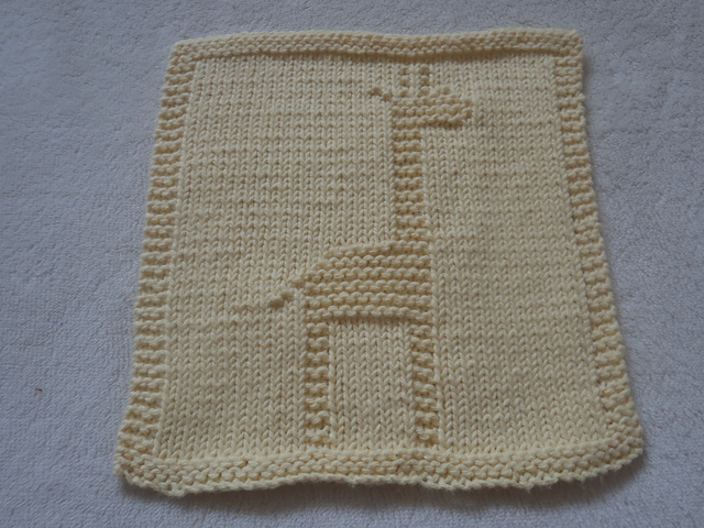 Giraffe Dishcloth