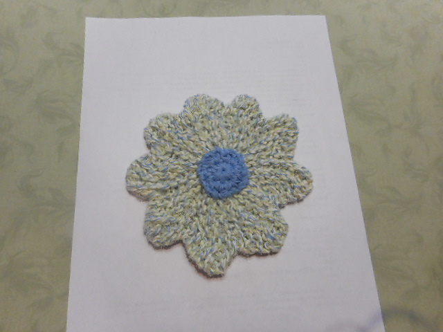 Flower Scrubbie