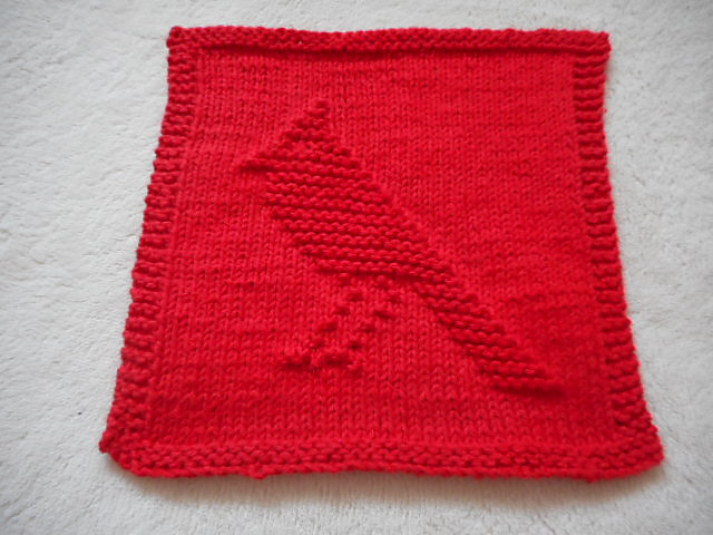 Cardinal Dishcloth