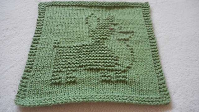 Corgi Dishcloth