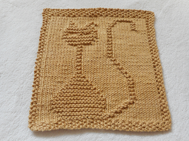 Cattitude Dishcloth