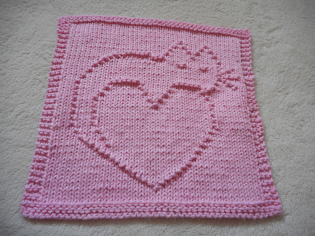 Kitty Love Dishcloth