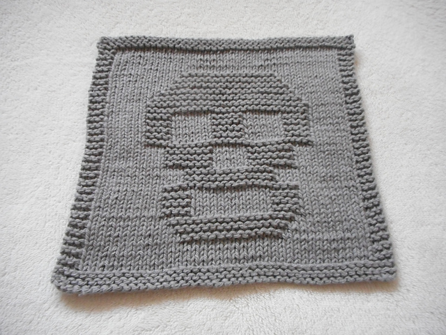 Skull Dishcloth