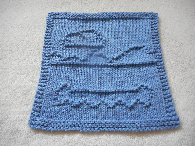 Wilderness Canoe Dishcloth