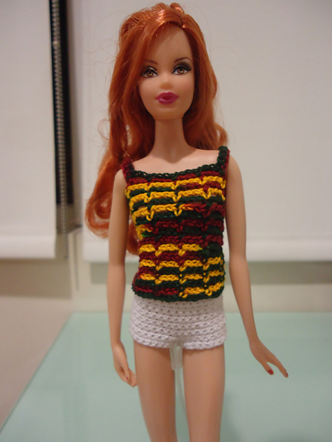 Barbie Lacy Sleeveless Top