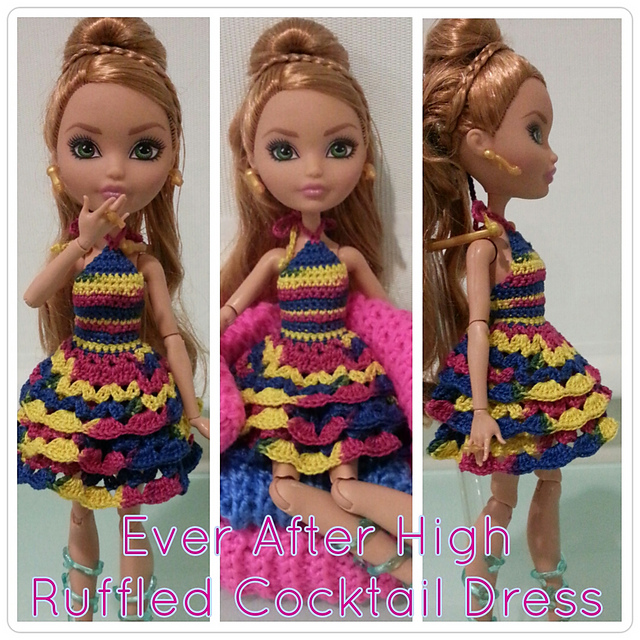 Ever After High Ruffled Cocktail Dress
