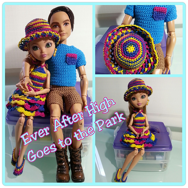 Ever After High Dolls Going to the Park