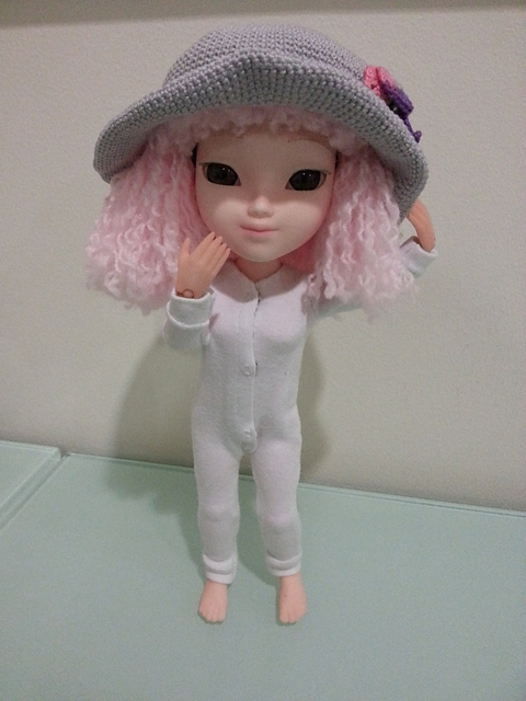 7" Doll Wig with Fringe