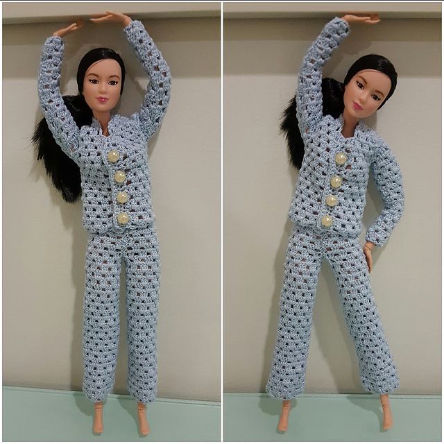Ravelry: Barbie Pajama Set pattern by Dez Alyxander