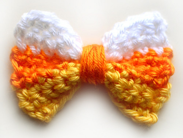 Candy Corn Bow