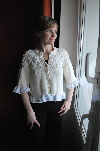 Jacket with flowers