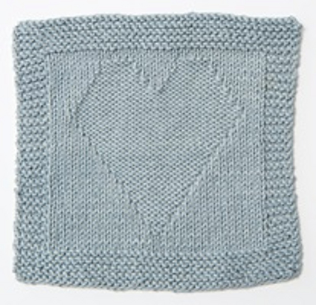 Graphic Knit/Purl Swatch-Cloth