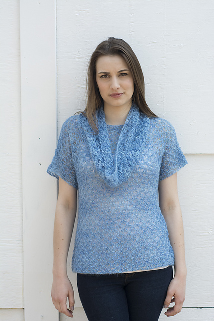 Cirrus Tee and Cowl