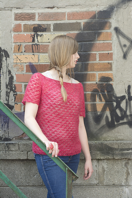 Lace Raglan Tee