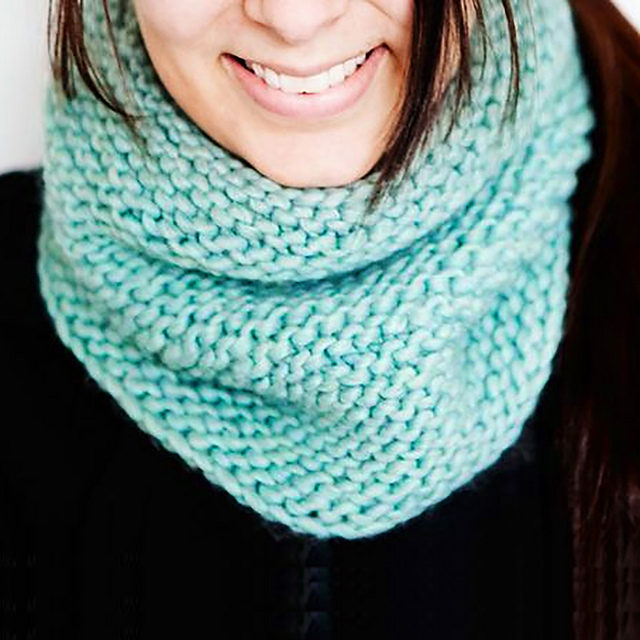 Garter Stitch Cowl