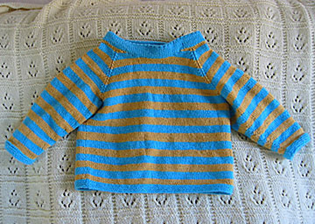 14207 Raglan Pullover, Cap, and Blanket
