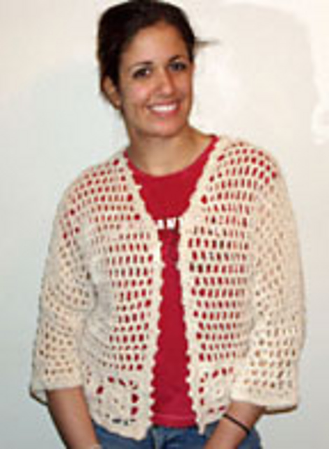 Cream Cotton Shrug