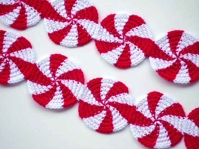 Peppermint Candy Scarf