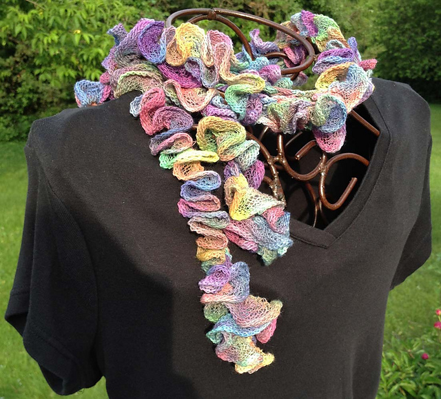 Luxury Merino Flounce Scarves