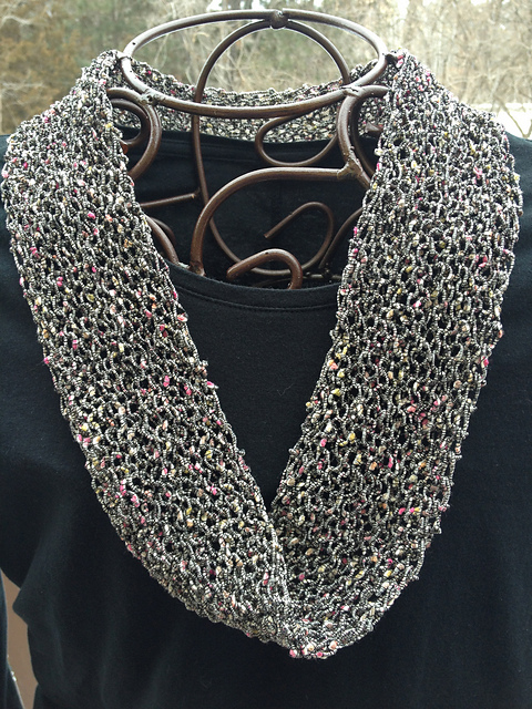 Summer Tweed Moebius or Infinity Cowl