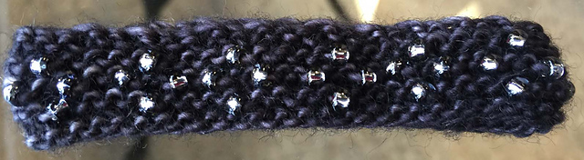 Knit Beaded Wristlets