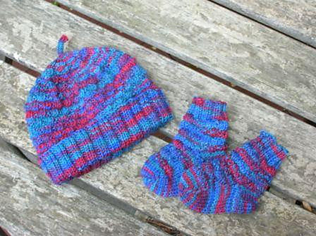 Basketweave Baby Set 