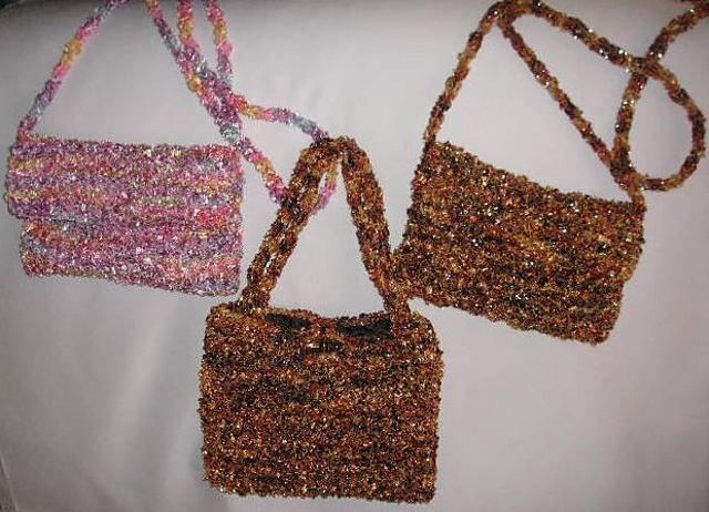 Simple Knit Evening Bag