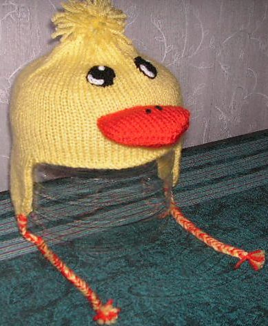 Baby Duckling Earflap Hat