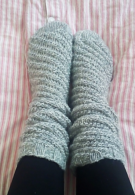Kuschelspiralsocken