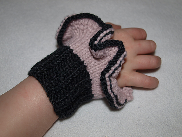 Baby Rüschen Pulswärmer