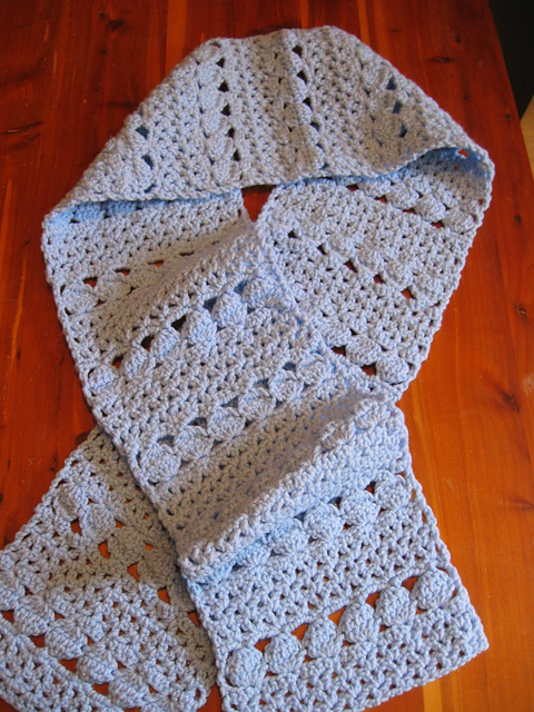 Cozy Blue Scarf