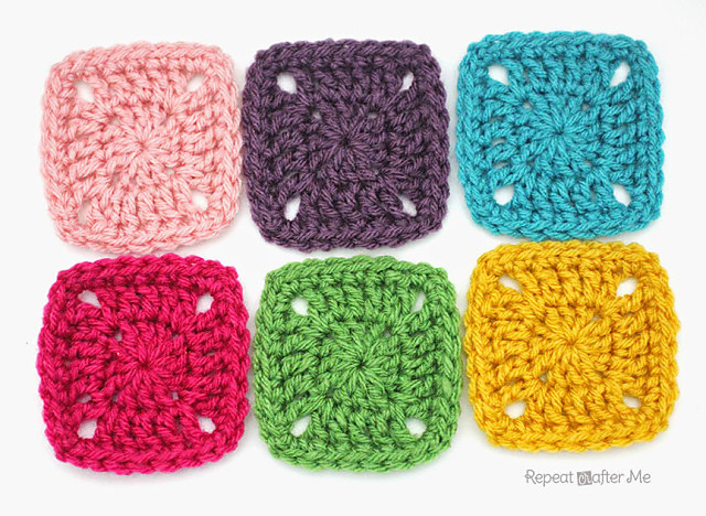 Pixel Crochet Squares
